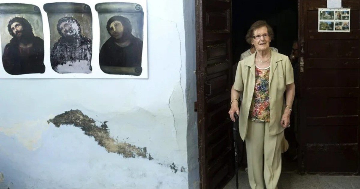 Murió la mujer que “restauró” el Ecce Homo de Borja y transformó un error en un fenómeno global